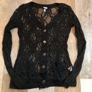 Vanity long sleeve cardigan size small